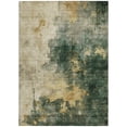 thumbnail image 5 of HomeRoots 603054 5 x 8 ft. Fern Green & Gold Abstract Washable Indoor & Outdoor Rectangle Area Rug, 5 of 5