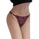 thumbnail image 4 of Bragas elásticas Gibobby lencería sexy para mujer con colgante perlas y borlas encaje T（Negro，Talla única), 4 of 4