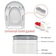 thumbnail image 5 of MultiUse Toilet Seat Pad Set Of 4 Plastic NonSlip Seat Grippers Selfadhesive Toilet Bumpers for Bathroom, 5 of 9
