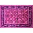 thumbnail image 1 of Ahgly Company Indoor Rectangle Oriental Pink Industrial Area Rugs, 8' x 12', 1 of 4