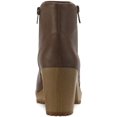 thumbnail image 3 of Sun + Stone Womens Rowaan Faux Leather Round Toe Ankle Boots, 3 of 3