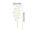 thumbnail image 2 of FNGZ Rattan Clip Clearance Small Metal Trelli for Potted Plants Gold Trelli for Climbing Plants Indoor Mini Trelli for Potted Plants Support Stake House Plants Trelli for Garden Potted, 2 of 4