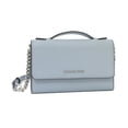 thumbnail image 2 of Michael Kors Womens Jet Set Travel Snap Closure Multifunction Phone Case/Holder Crossbody Bag (Pale Blue), 2 of 8