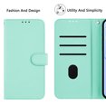 thumbnail image 3 of Wallet Case Compatible with iPhone 12 Pro / 12 6.1" with Card Slot/Holder,PU Leather Flip Folio Shell [Magnetic Closure][Wrist Strap][Kickstand] Phone Cover Shockproof,Mint, 3 of 10