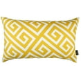 thumbnail image 3 of Decorative Throw Pillow Cover Set of 4 Greek Key 12" x 20" Yellow & White Lumbar for Couch, Bedding, 3 of 5