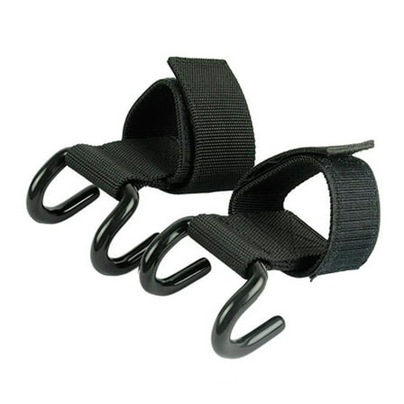 FUTUREORYY Athletes Weight Lifting Hook Black 1 Pair