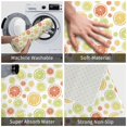 thumbnail image 2 of Cute Green Lemon Orange Front Door Mat, Indoor Mats for Bedroom Bathroom Kitchen, Floor Mat Non-Slip, Soft Carpet Floor Cover Machine Washable Entryway Mat - 20x31.5in, 2 of 5