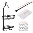 thumbnail image 1 of Utopia Alley SHCF13BK Rustproof Aluminum Shower Caddy for Shower Heads, Matte Black Finish, 1 of 1