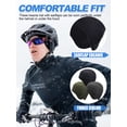 thumbnail image 6 of 2 Pieces Beanie Hats for Men Women Skull Caps Under Helmet Liner with Ear Protection Dark Grey, 6 of 6