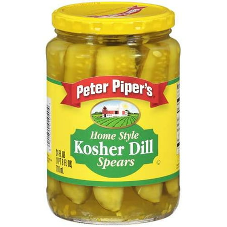 Peter Piper's: Home Style Kosher Dill Spears Pickles, 24 fl oz