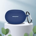 thumbnail image 4 of Funda para auriculares con recortes precisos, bolsa para auriculares a prueba de golpes, silicona suave, organizador de accesorios para teléfono, sopo Azul, 4 of 8
