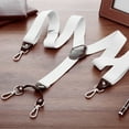 thumbnail image 5 of Buyless Fashion 2 pack Suspenders for Men - 48" Elastic Adjustable Straps 1 1/4" - Y Back with Metal Hooks - 5137-2-White, 5 of 7