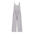 thumbnail image 5 of Agkizg Summer Girl's Casual Jumpsuits,Kids Wide Leg Pants,Girls Overalls Kids Casual Sleeveless Wide Leg Jumpsuit Loose Rompers With Pockets 4-14 Years, 5 of 5
