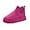 B-hot Pink, variant on Womens Winter Boots With Zipper Warm Fur Lined Suede Platform Snow Boots Lightweight Snow Sneaker Boots for Ladies Anti Slip Ankle Boots Fall Boots Sales Clearance