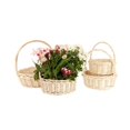 thumbnail image 1 of Wald 0128/WW Set Of 4 Whitewash Willow Baskets, 1 of 1