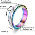 thumbnail image 3 of Anxiety Rings Fidget Rings for Women Stress Relief Spinner Rings for Teen Girls Stress Rings 4Pcs 6MM Titanium Steel Rings Size 5-12_Gift Of G, 3 of 5