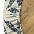 thumbnail image 5 of Ambesonne Ethnic Floral Fitted Round Tablecloth, Paisley Indigo Flower, 36"- 40" Diameter, Slate Blue and Pale Teal, 5 of 5