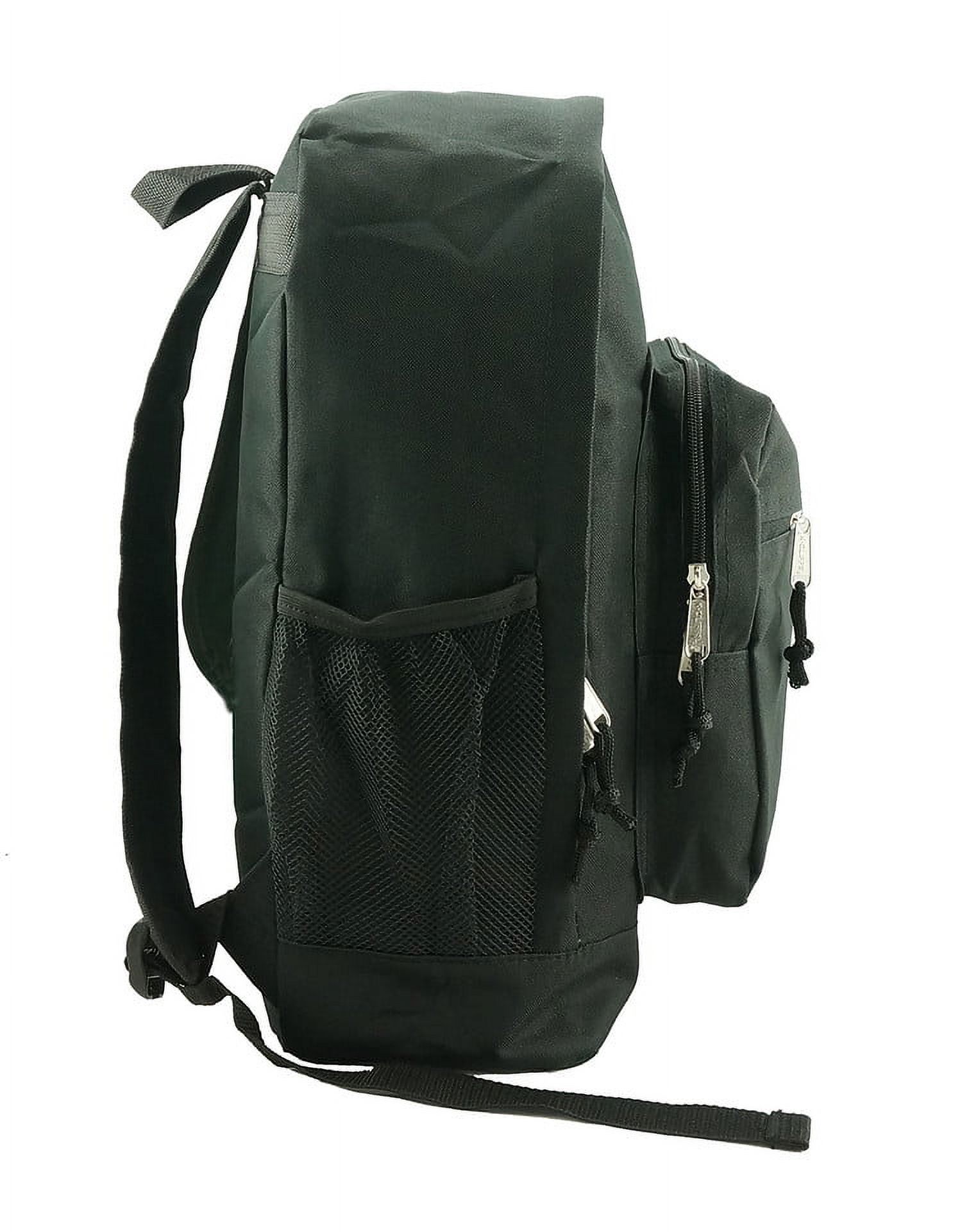 K-Cliffs Large Backpack for Kids-College Students , Lightweight Durable Travel Backpack Fits 15.6 Laptops Water Resistant, Unisex Adjustable Padded Shoulder Straps  (Black) - image 4 of 5