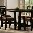 thumbnail image 4 of Maven Lane Yves Rectangular Wooden Dining Table in Weathered Brown Finish, 4 of 7