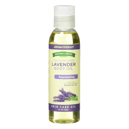 Natures Truth Rejuvenating Lavender Body Massage Oil Liquid For Skin Care, 4 oz, 2