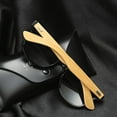 thumbnail image 1 of Gafas de sol polarizadas con patas de bambú y personalidad respetuosas con el medio ambiente, hechas a mano, estilo retro, con clavos de arroz, 1 of 3