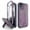 Purple, variant on ArmadilloTek Vanguard Case Compatible with iPhone 12 Pro Max (6.7 inches) Military Grade Full-Body Rugged with Built-in Screen Protector and Kickstand - Black