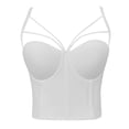 thumbnail image 1 of ZZwxWA Deals Slip Triangular Camisole For Women's Shapewear Sexy With Steel Rings Backless And Chest Wrapped, 1 of 5