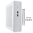 thumbnail image 1 of Chasis HTPC G60S de aluminio con fuente de alimentación DCATX y mini-ITX para ordenador de escritorio (USB 2.0 plateado), 1 of 14