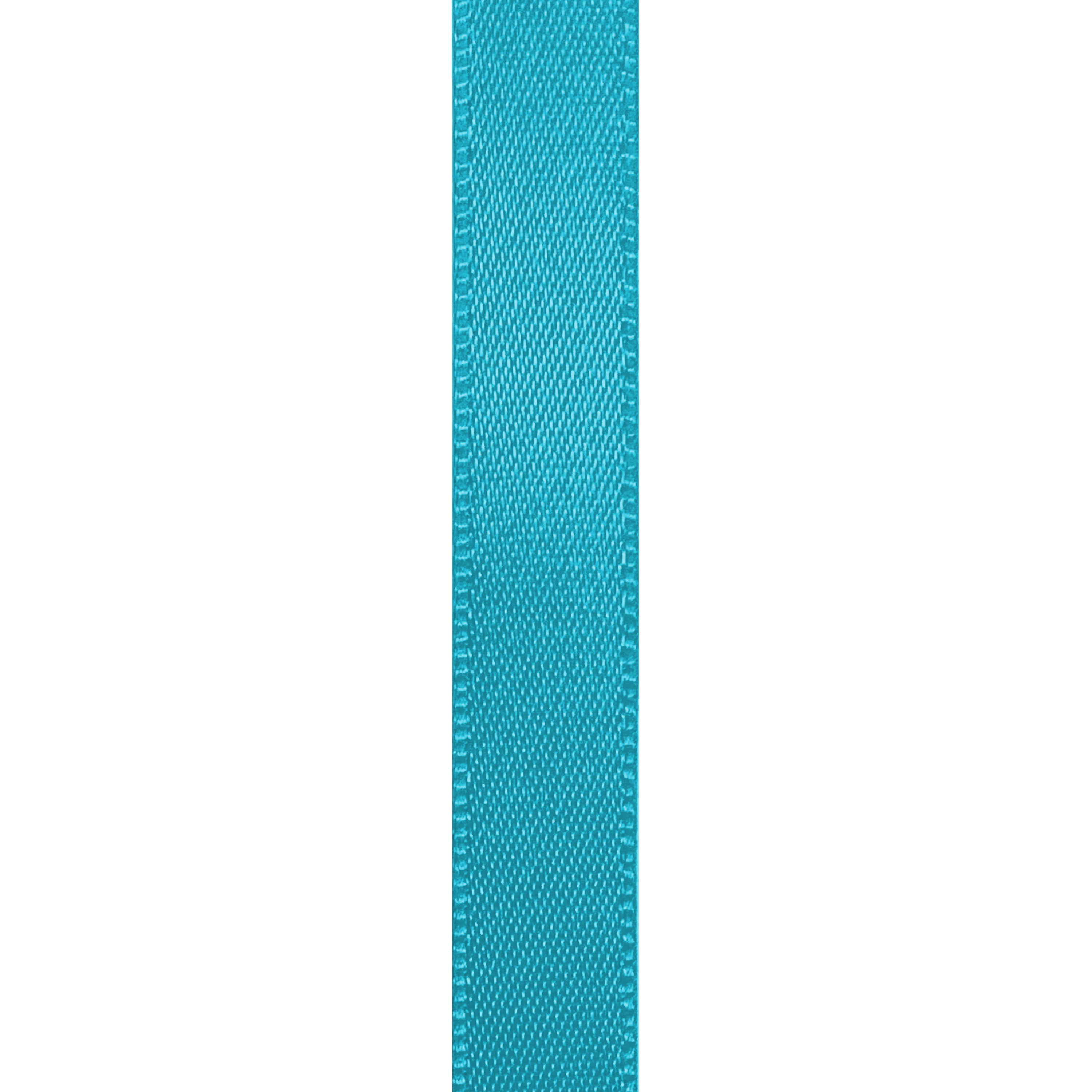 Turquoise Single Face Satin Ribbon, 3/8" x 100 Yards by Gwen Studios