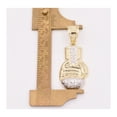 thumbnail image 3 of 1 3/4" Diamond-Cut Boxing Glove Unisex Adult Pendant 10K Yellow White Gold, 3.05 Gr - Goldum NYC, 3 of 6