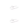 thumbnail image 1 of Soporte para bolsa de basura Yuarrent Estante de almacenamiento de gabinete con anillo Blanco 2piezas, 1 of 5