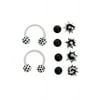 Body Jewelery Bioflex 2 Pc Horseshoe with 12 Beads Set -Wearever