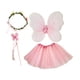 thumbnail image 2 of Disfraz de hada para niñas, vestido de ensueño para juegos de simulación, cumpleaños y carnaval. Rosa, 2 of 9