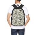 thumbnail image 6 of Daiia Skull with Cash Backpack for Men and Women -Durable Backpack Large Capacity, Water-Resistant Bag with Adjustable Straps and Laptop Compartment, 6 of 9