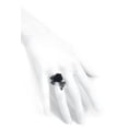 thumbnail image 3 of Alchemy Gothic R241Q-T Wild Black Rose Ring - Size 8.5-9.5, 3 of 4