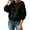 &002-Black, variant on Ounisa Women's Winter Fashionable Casual Sweatshirt Long Sleeved Pullover Sweatshirt Hooded Sweatshirt