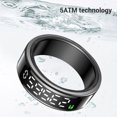 thumbnail image 3 of Anillo De Rastreador De Fitness De Anillo Con Pantalla De Pantalla Página De Video Control De Cámara Turner Ringle Inteligente De 50 Metros Para Deportes Que Funcionan Con Negro, 3 of 7