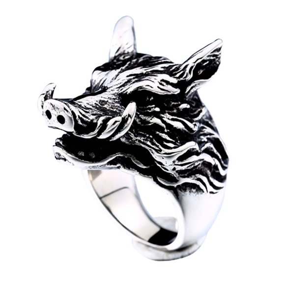 Minnieouse Anillo de moda Anillos de animales de acero Joyería portátil Regalo Vestirse Accesorio decorativo Discoteca Bar Trabajo diario Ropa, zapatos y accesorios Miscelánea Talla 9 Minnieouse AP015197-03