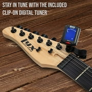 LyxPro Electric Guitar 39 Inch Beginner Kit with 20W Amp and Accessories