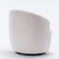 thumbnail image 6 of Accent Chair ,360 Degree Swivel Velvet Accent Chair, Lounge Armchair with Metal Base Frame for Living Room, Bedroom, Reading Room, Home Office, 6 of 8