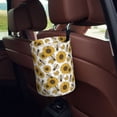 thumbnail image 5 of Naloa Sunflowers and Bees Car Trash Can Garbage Car Accessories Trash Can Car Waste Bin for for Driver and Passenger Any Vehicle, 5 of 7