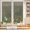 Brown, variant on Privacy Window Film, Vintage Brown Static Cling Stained Glass Window Film, UV Sun Blocking Stickers, Non-Adhesive Laser Windows Tint 17.7"x39.3" Farmhouse Retro Dark Solid Color Linen Texture