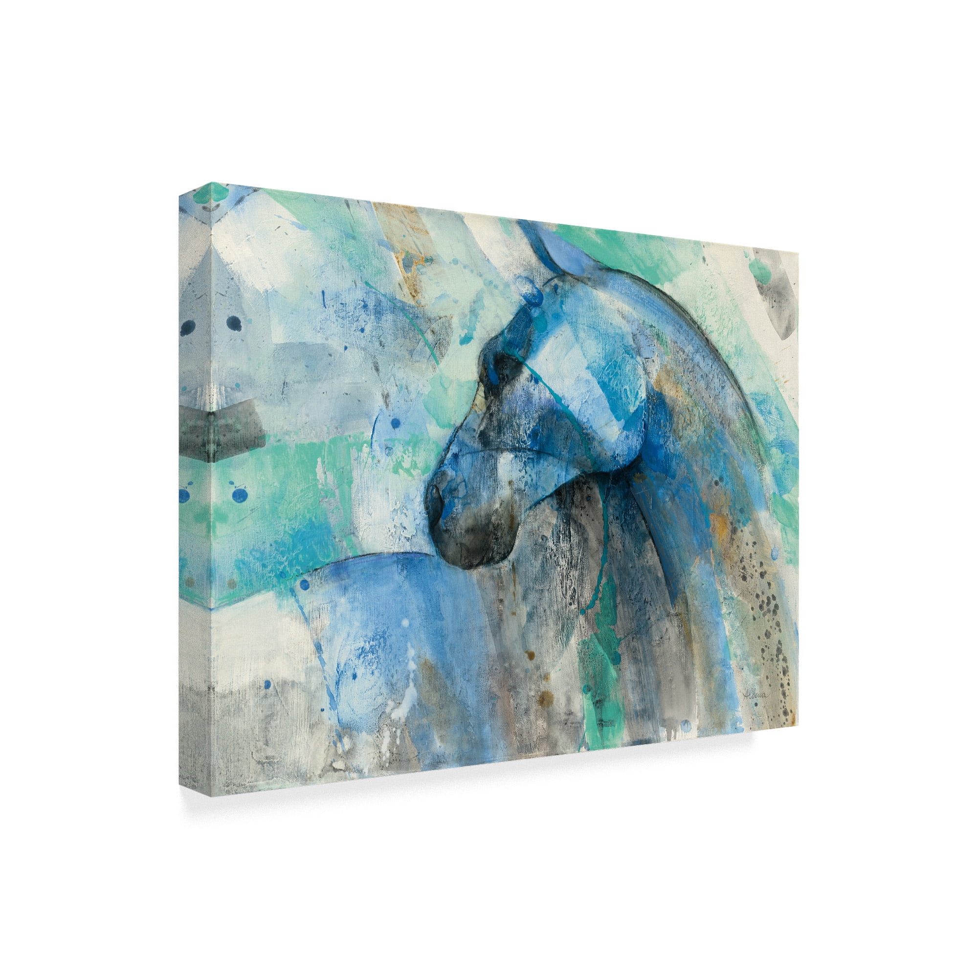 Trademark Fine Art 'Pablo Blue' Canvas Art by Albena Hristova