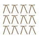 thumbnail image 2 of LADIGASU 12Pc Terciopelo Árbol de Navidad Decoración Lazo Corona Decoración Rebajas Flash Deals 12 X Pajarita, 2 of 5