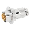 thumbnail image 2 of Conector de enchufe de aviación, enchufe de aviación Conector de enchufe de aviación compacto Accesorios eléctricos Estándares líderes en la industria, 2 of 8