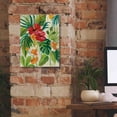 thumbnail image 5 of Epic Graffiti 'Tropical Jewels II' by Silvia Vassileva, Canvas Wall Art, 12"x16", 5 of 8
