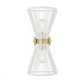thumbnail image 2 of Golden Lighting Avon 2-light Wall Sconce in Brushed Champagne Brass, 2 of 12