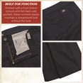 thumbnail image 4 of Dickies Womens Plus Size Work Pants - Mid Rise Slim Fit Bootcut Leg Casual Trousers - Size Up for Ideal Fit, 4 of 7