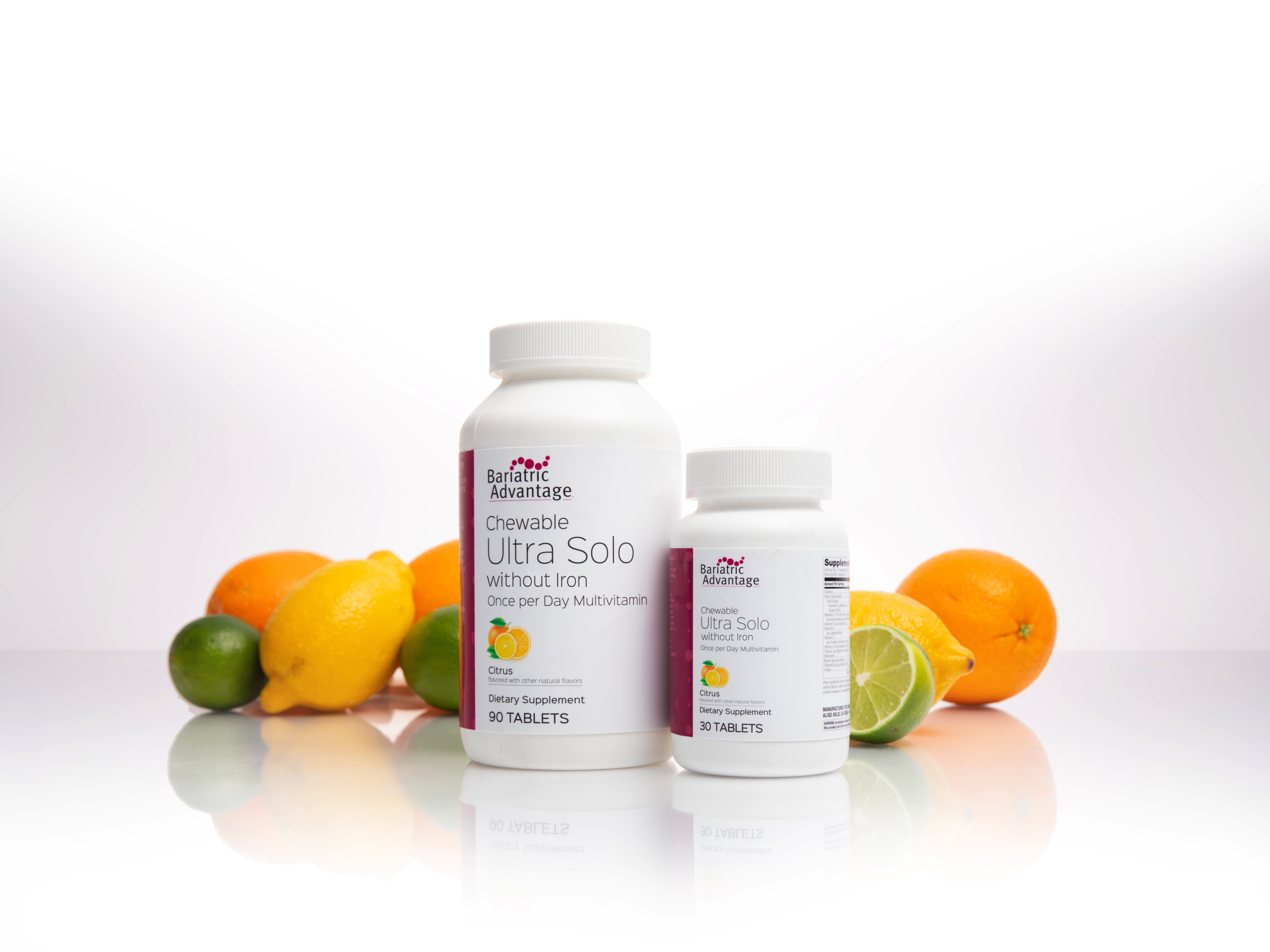 Bariatric Advantage - Chewable Ultra Solo without Iron - Citrus - 30 Tablets (Pack of 1)