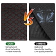 thumbnail image 4 of Unique Bargains Cargo Liner Rear Trunk Mat Trunk Cargo Luggage Boot Tray Mat for Honda CRV 2012-2016 XPE Microfiber Leather Black Heightened Edge 3D Diamond Pattern, 4 of 7
